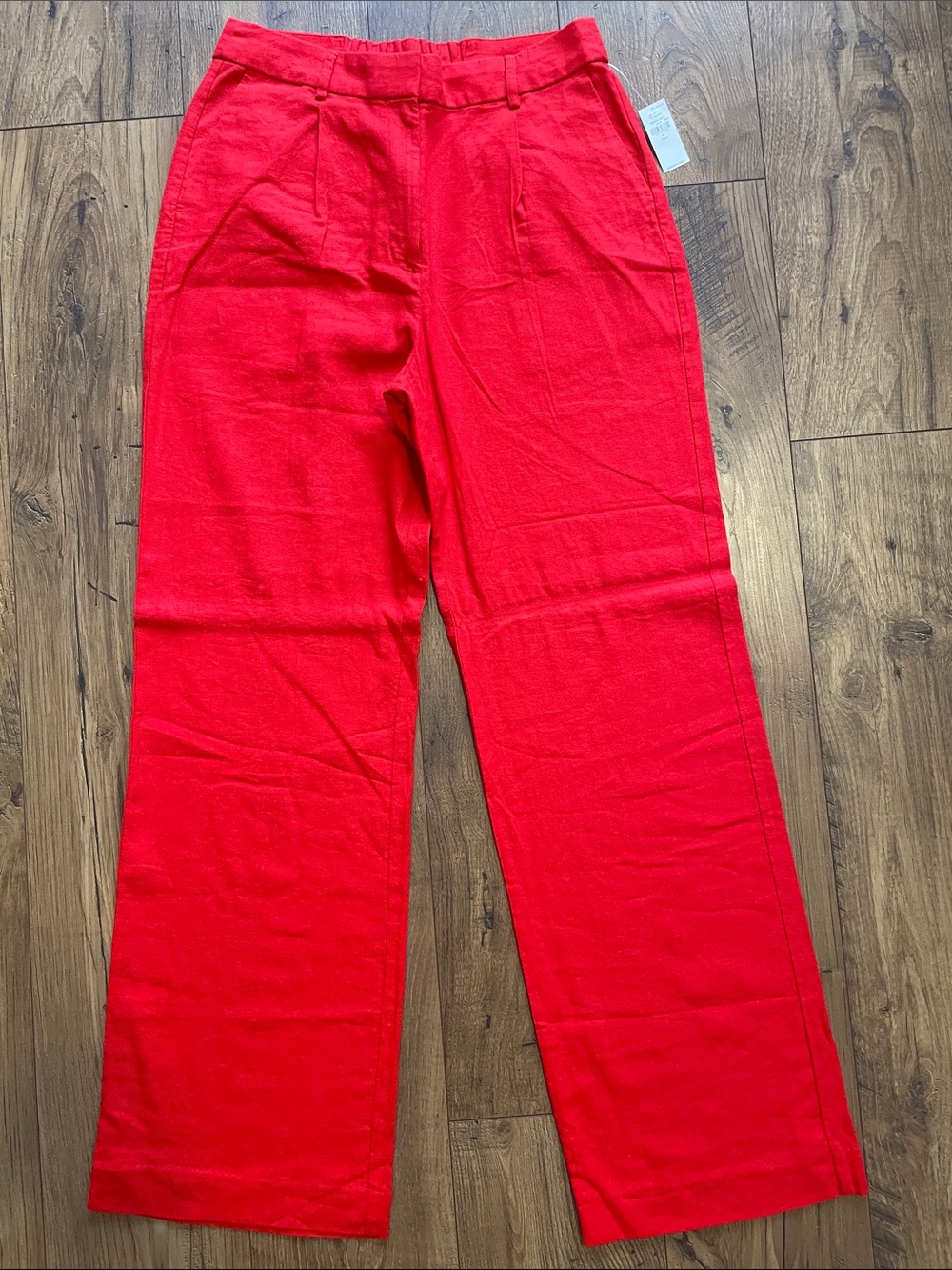 Old Navy Red Wide-Leg Trousers